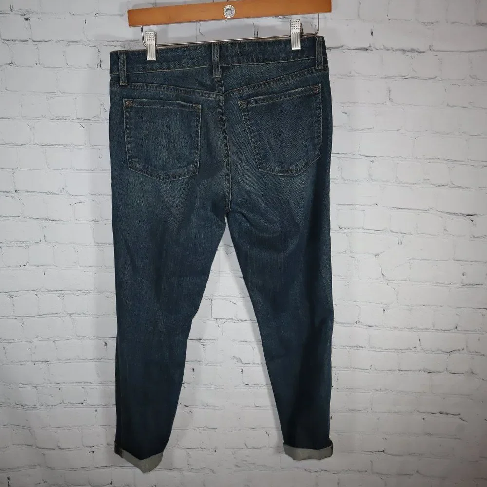Vince Mallorca (Dark Wash) Crop Skinny Ankle Jeans Women's Size 29 - Picture 3 of 7